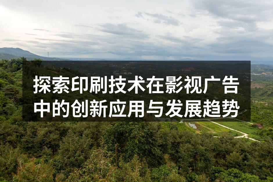 现代影视广告印刷作品